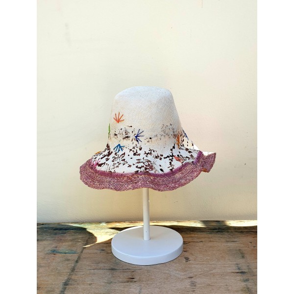 Exquisite J rankų darbo vasarinė skrybėlė